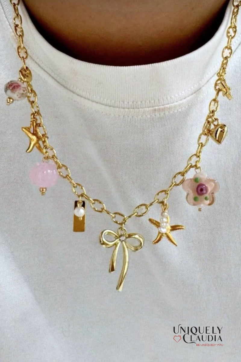 Bows & Things Charm Necklace | Uniquely Claudia Boutique