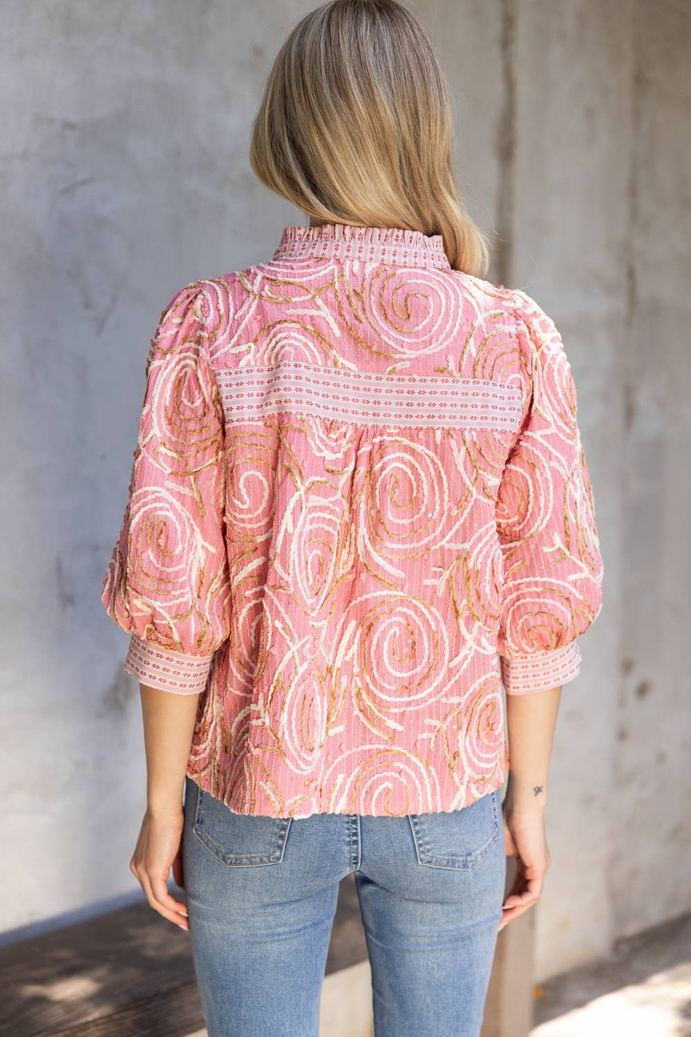 Breanna Detailed Multi Embroidery Top - Uniquely Claudia Boutique