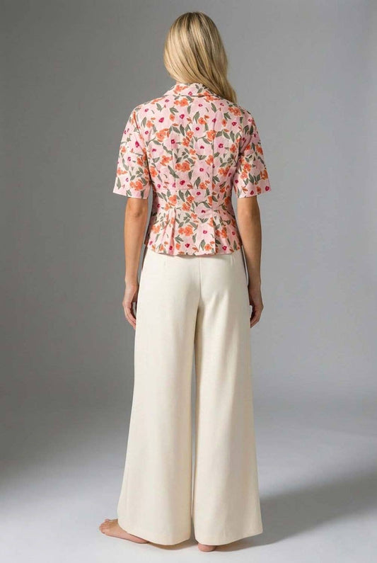 Saffron Bloom Shirt - Uniquely Claudia Boutique