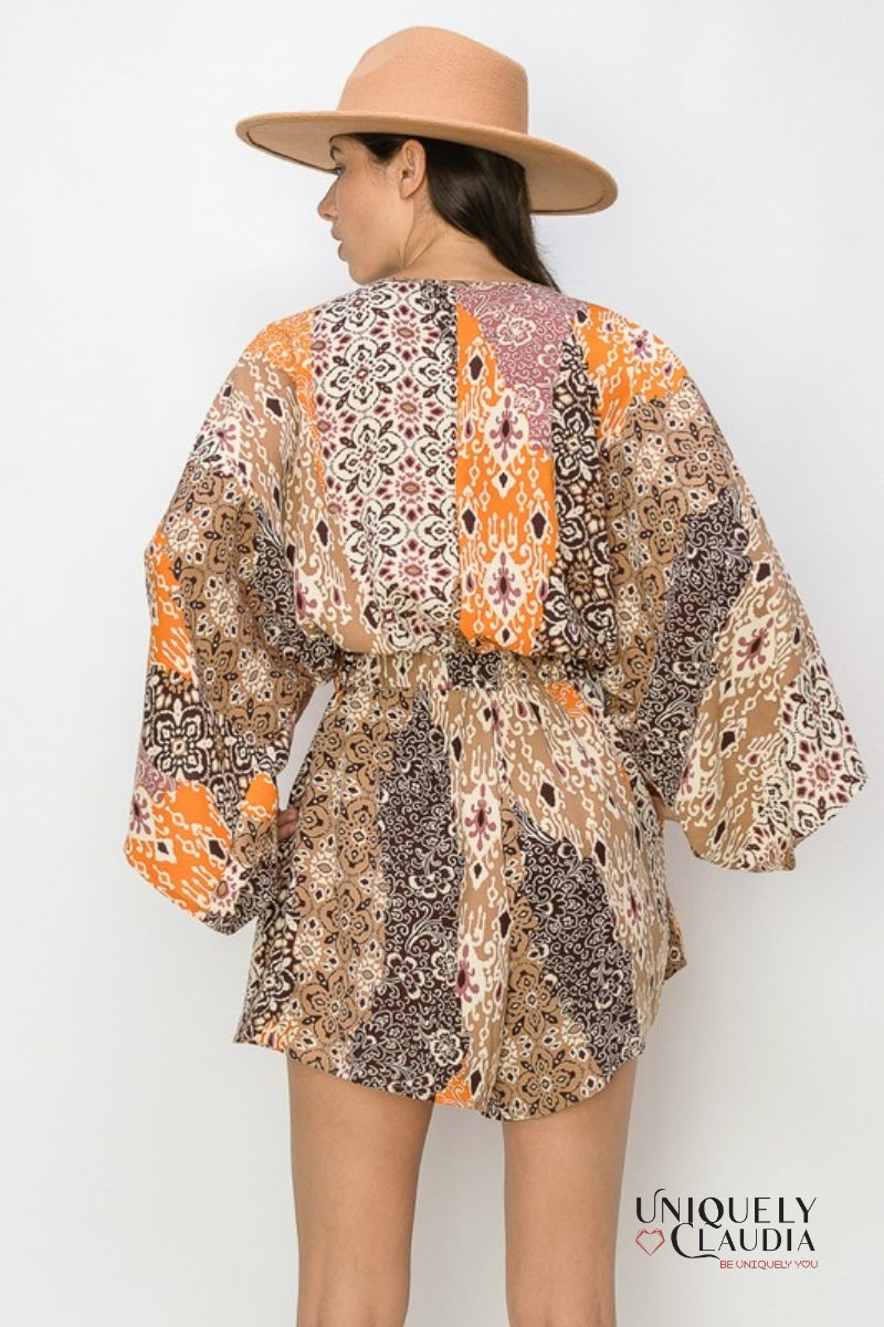 Karina Boho Chic Romper | Uniquely Claudia Boutique