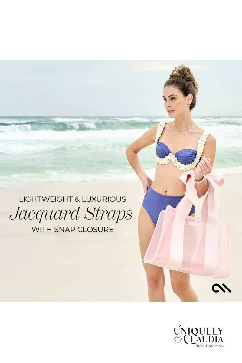 Case-Mate Bow Beach Tote With Phone Pouch | Uniquely Claudia 