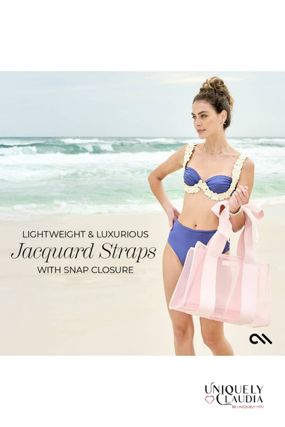 Case-Mate Bow Beach Tote With Phone Pouch | Uniquely Claudia 
