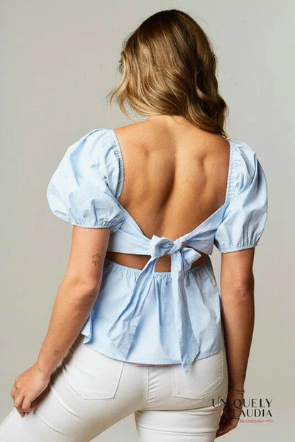 Cheers To You Peplum Top | Uniquely Claudia Boutique