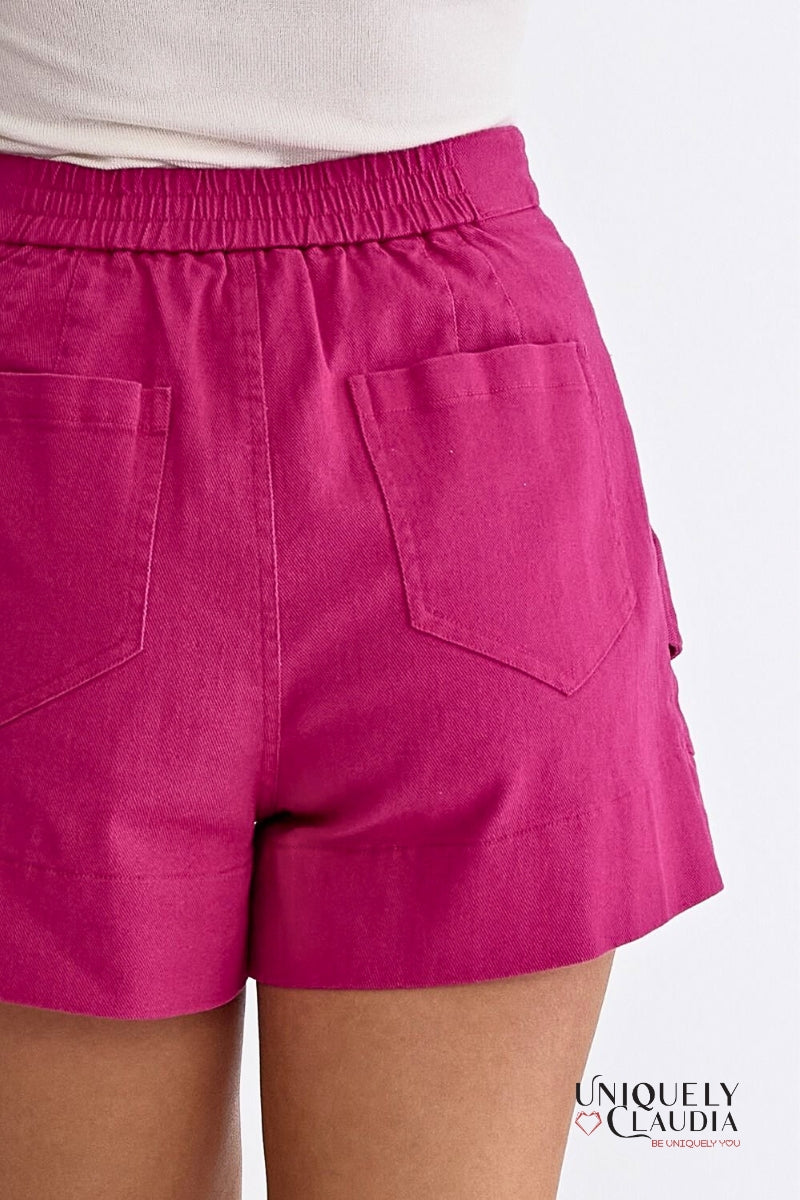 Chelsea Folded Pockets Shorts - Uniquely Claudia Boutique