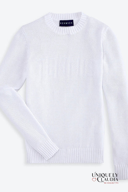 White sweater  on a white background
