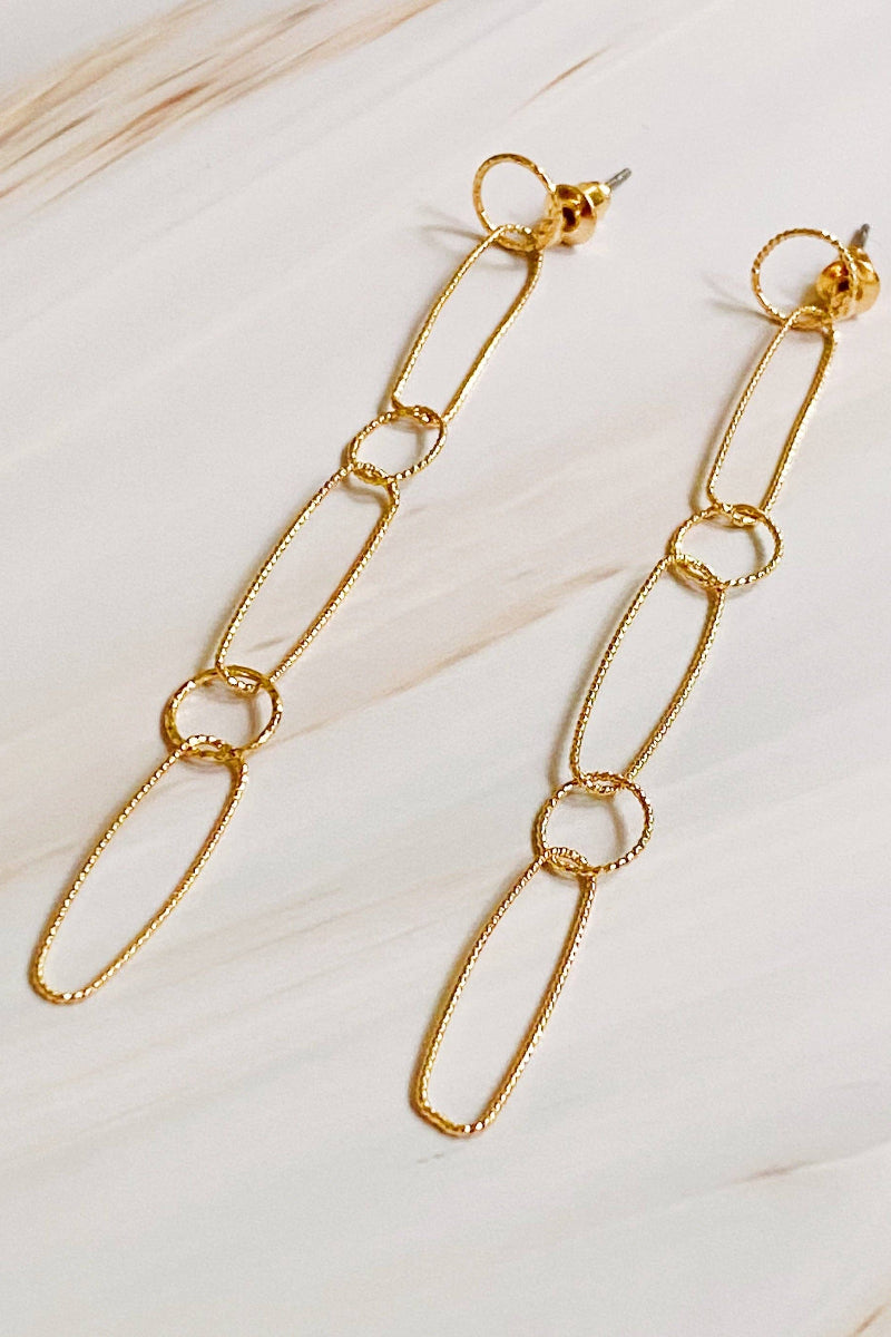 Dangle Dainty Chain Earrings - Uniquely Claudia Boutique