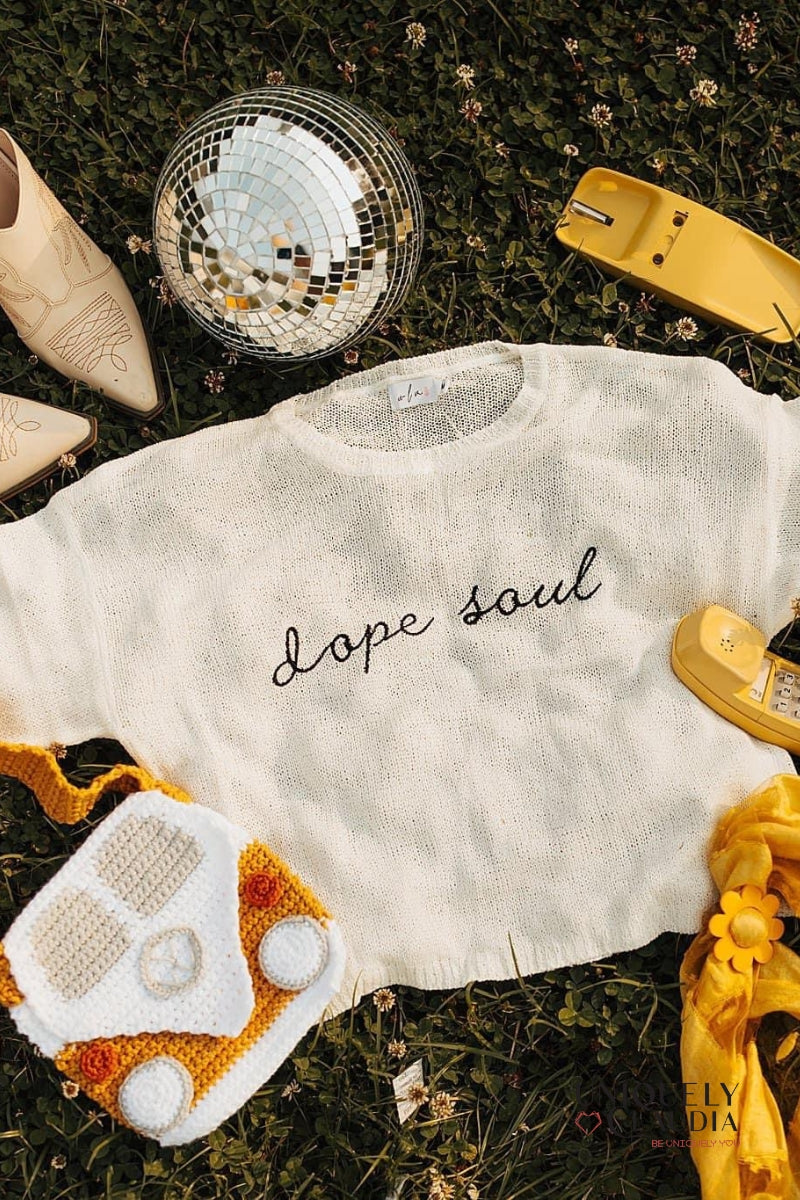 Dope Soul Knit Top | Uniquely Claudia Boutique