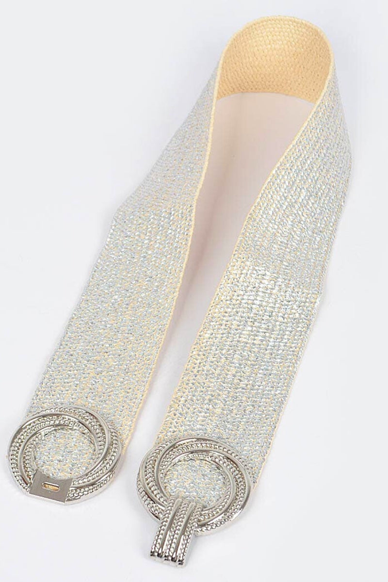 Decorative belt with intricate design on a white background