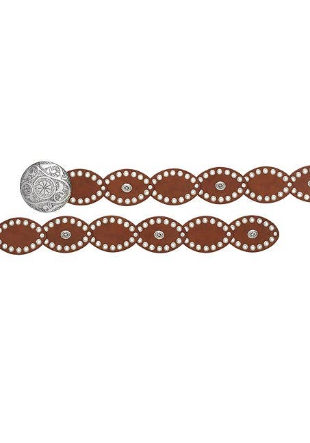 LASCANA Women's Embellished Round Buckle Belt - Uniquely Claudia Boutique