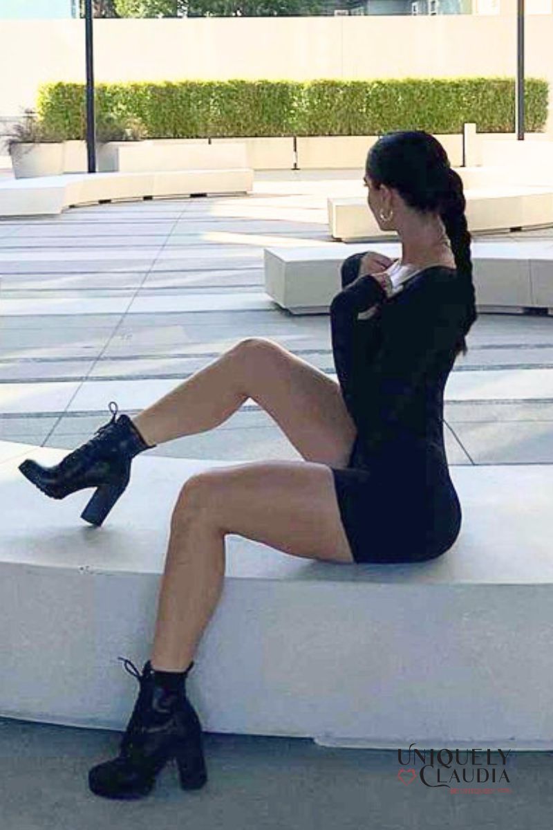 Erin Square Neck Long-Sleeve Romper | Uniquely Claudia Boutique