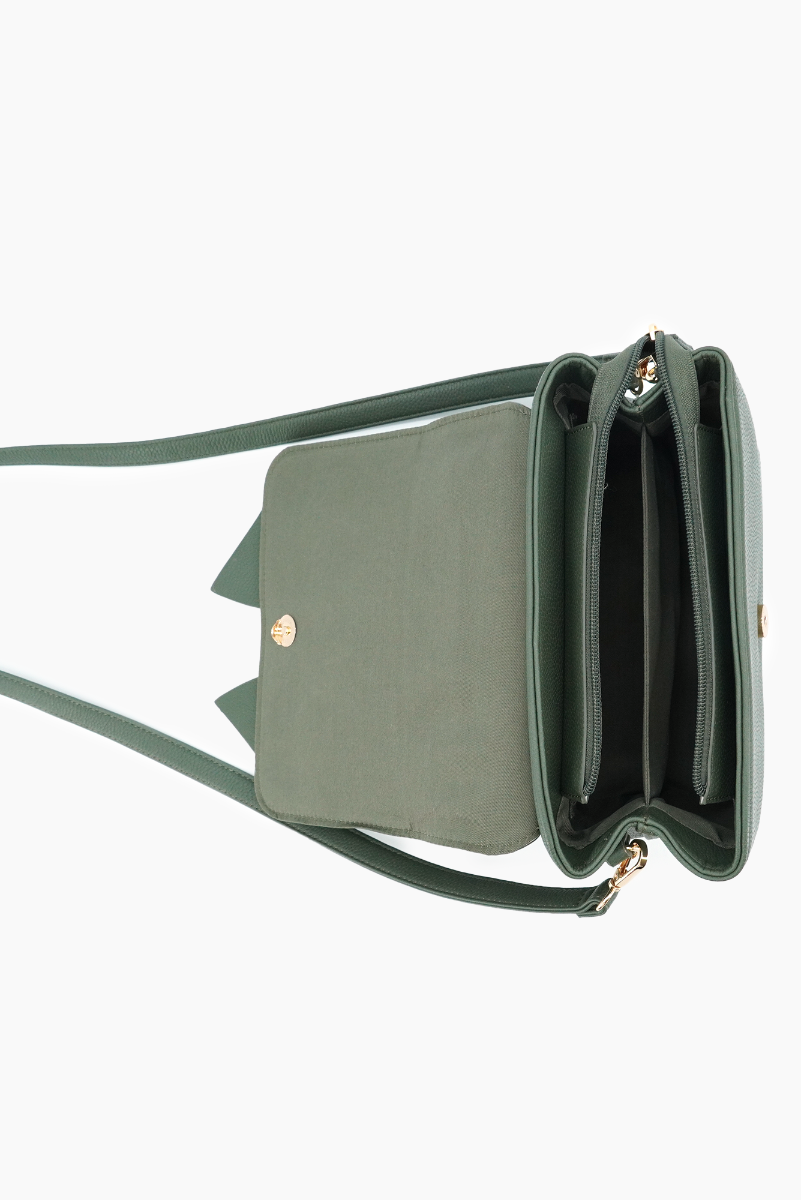 Eva Double Bow Crossbody - Uniquely Claudia Boutique