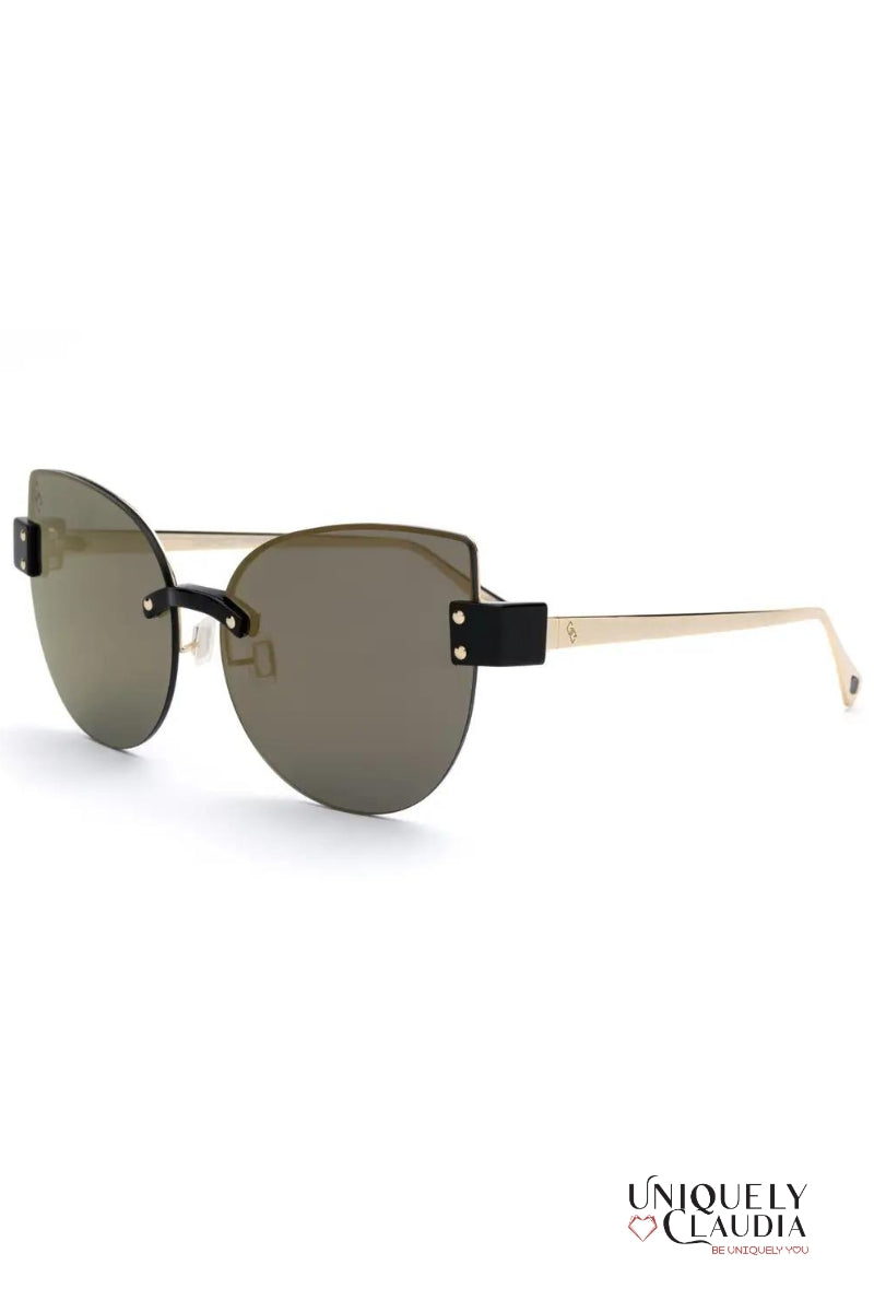 Women's Sunglasses | Feel the Sunset Black Acetate Cat Eye Sunglasses | Uniquely Claudia Boutique