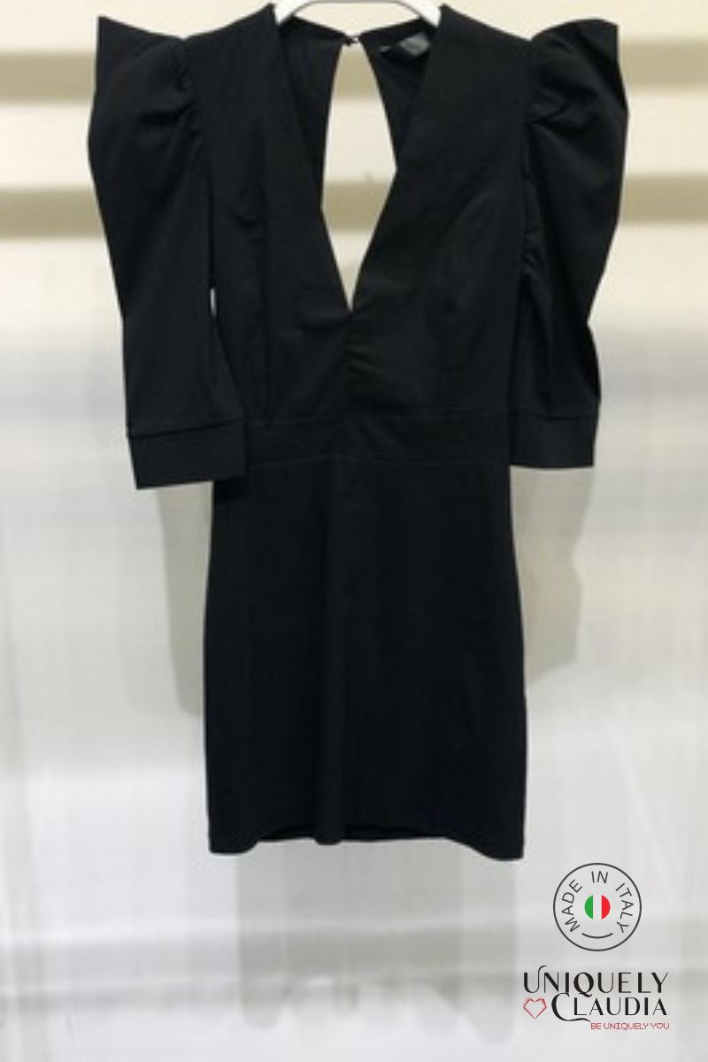 Francesca Bodycon Puff Pointe Sleeves Dress | Uniquely Claudia Boutique