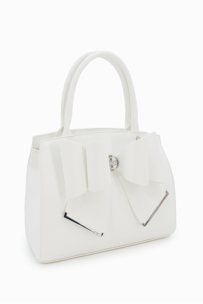Grace Bowtie Top Handle Satchel Bag - Uniquely Claudia Boutique
