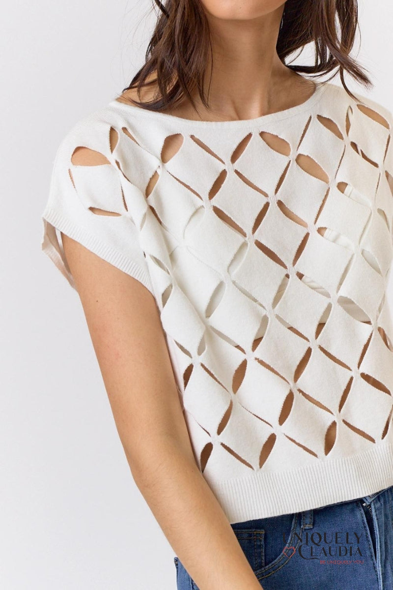 Ileana Cutout Detail Top