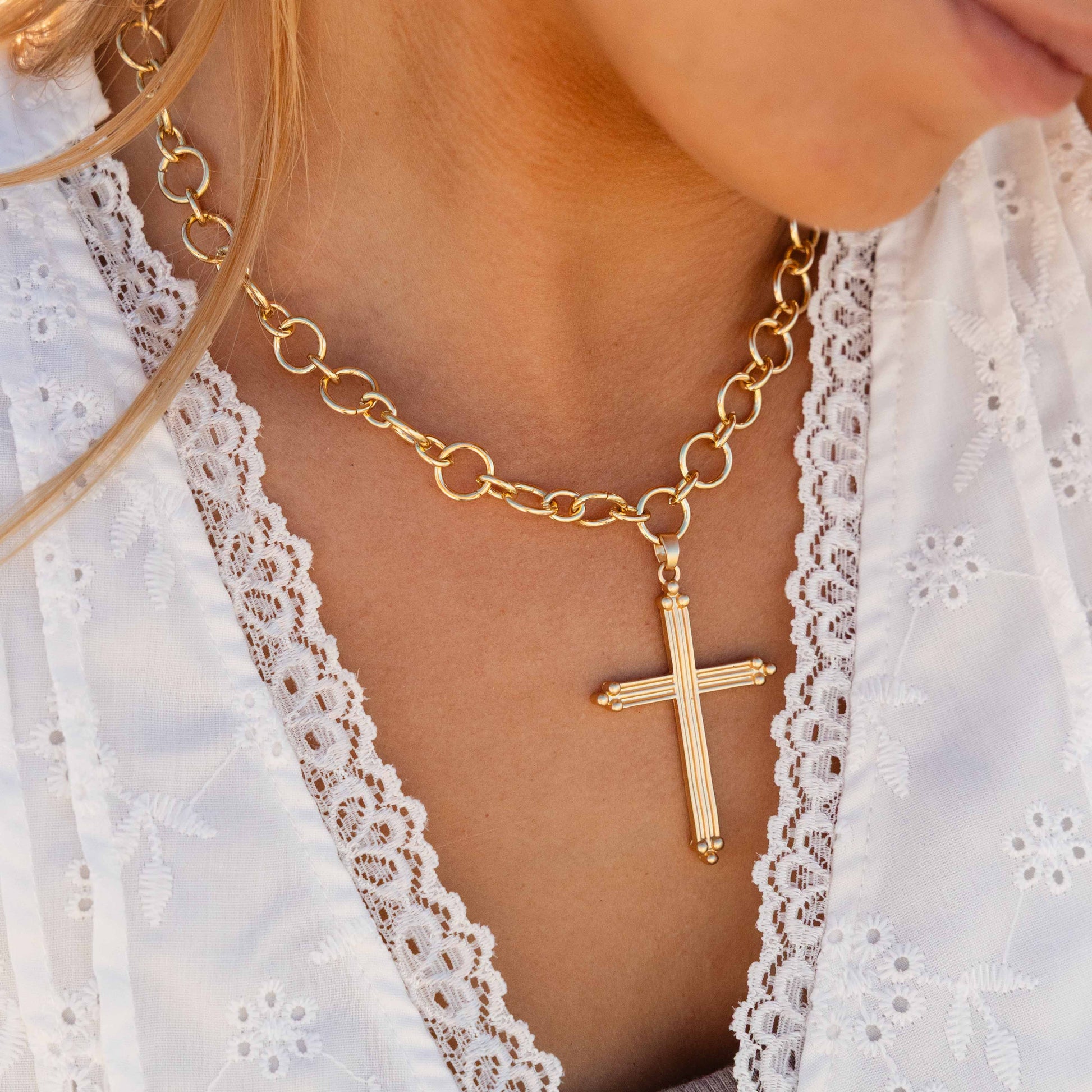 cross necklace