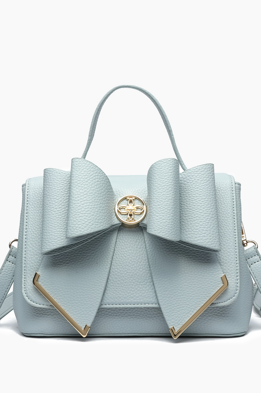 Jasmine Bowtie Crossbody Sky Bag | Uniquely Claudia Boutique