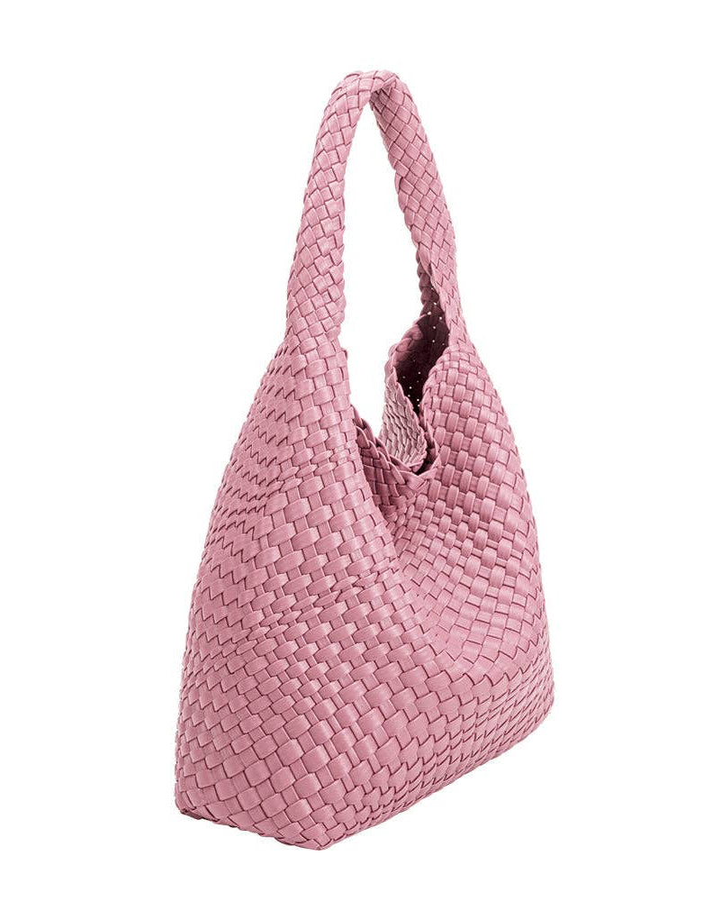 Johanna Orchid Recycled Vegan Shoulder Bag | Uniquely Claudia Boutique