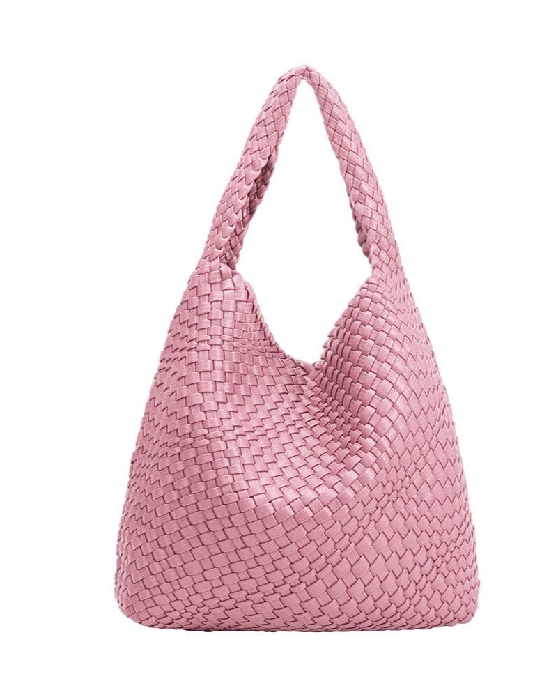 Johanna Orchid Recycled Vegan Shoulder Bag | Uniquely Claudia Boutique