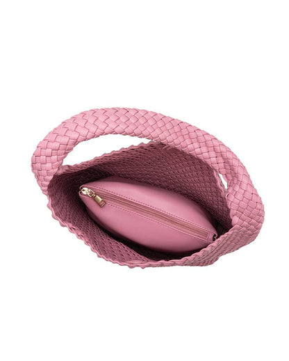 Johanna Orchid Recycled Vegan Shoulder Bag | Uniquely Claudia Boutique