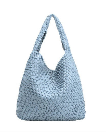 Johanna Sky Recycled Vegan Shoulder Bag | Uniquely Claudia Boutique 