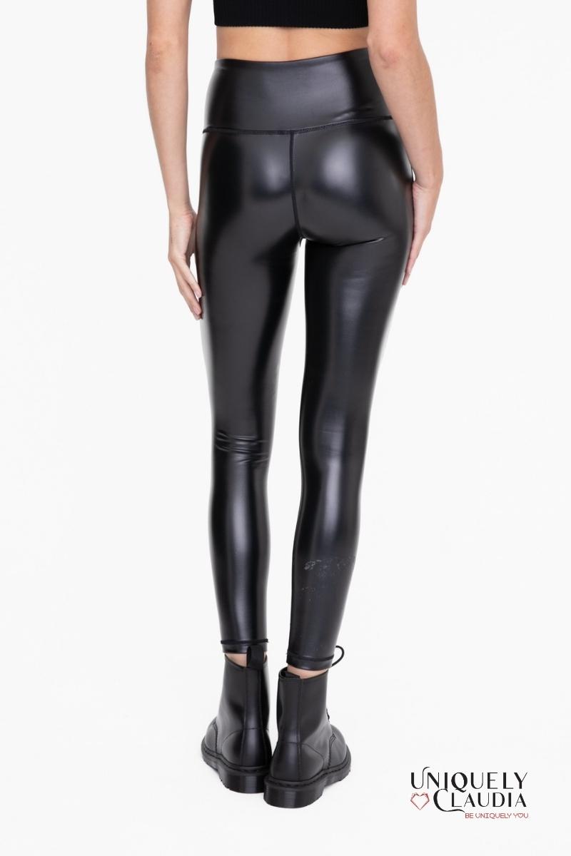 Joyce High-Waisted Liquid Leggings | Uniquely Claudia Boutique 