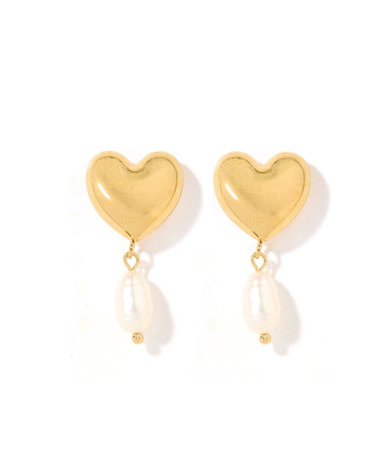 Dani Dangle Heart Earrings - Uniquely Claudia Boutique