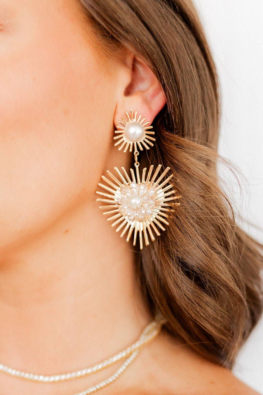 Fiona - Pearl - Earrings - Uniquely Claudia Boutique