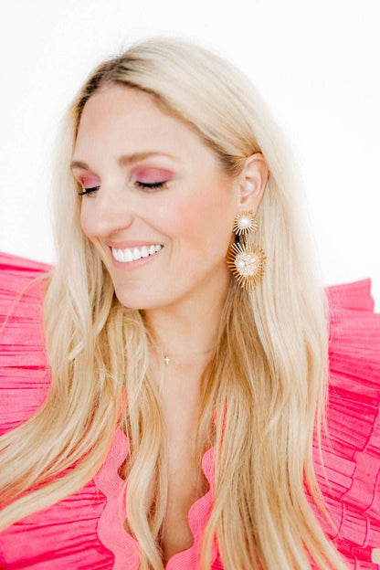 Fiona - Pearl - Earrings - Uniquely Claudia Boutique
