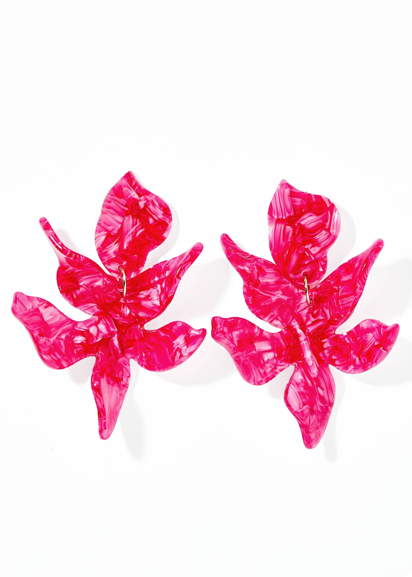 LINNY: Flora Pearlized Pink Earrings | Uniquely Claudia