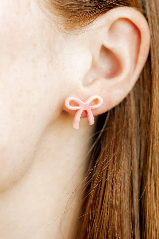 LINNY: Kylie Bow Earrings