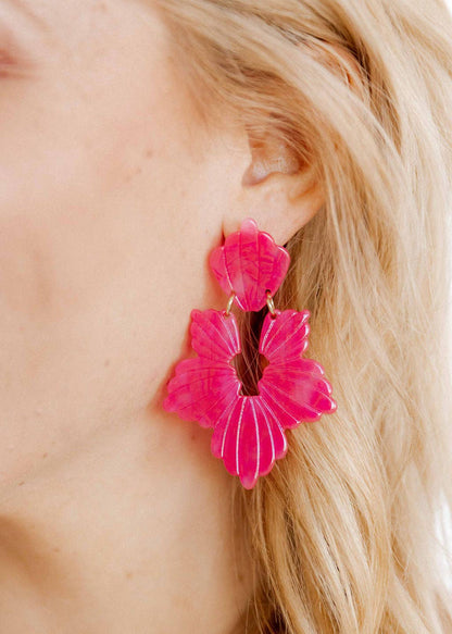 LINNY: Michelle Cosmic Pink Earrings | Uniquely Claudia