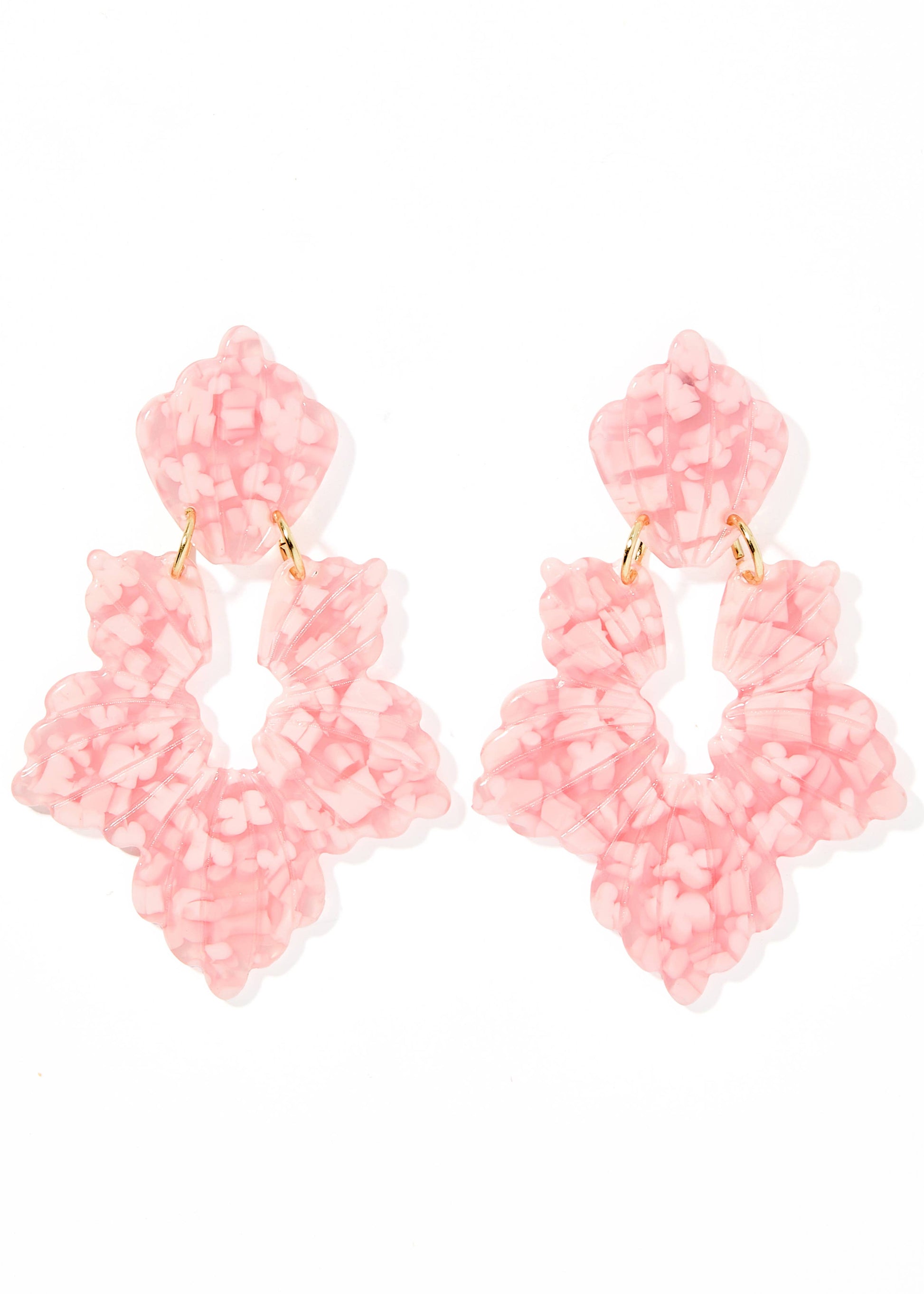 LINNY: Michelle Pink Taffy Earrings | Uniquely Claudia