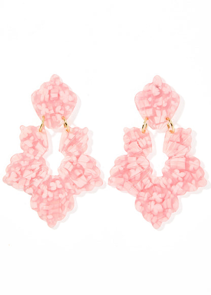 LINNY: Michelle Pink Taffy Earrings | Uniquely Claudia