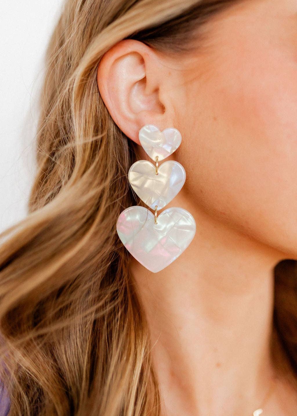 LINNY: Penny Iridescent Earrings | Uniquely Claudia Boutique