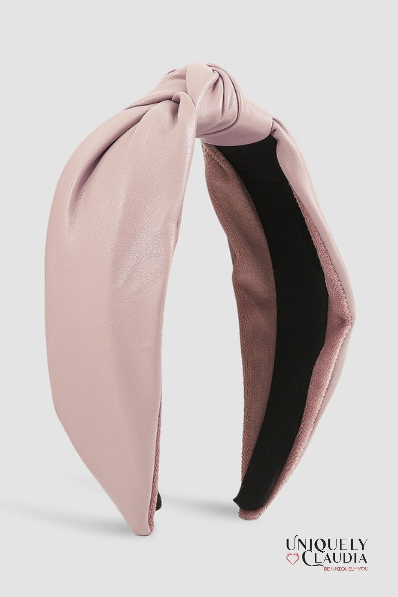 Twisted Vegan Leather Headband | Uniquely Claudia Boutique