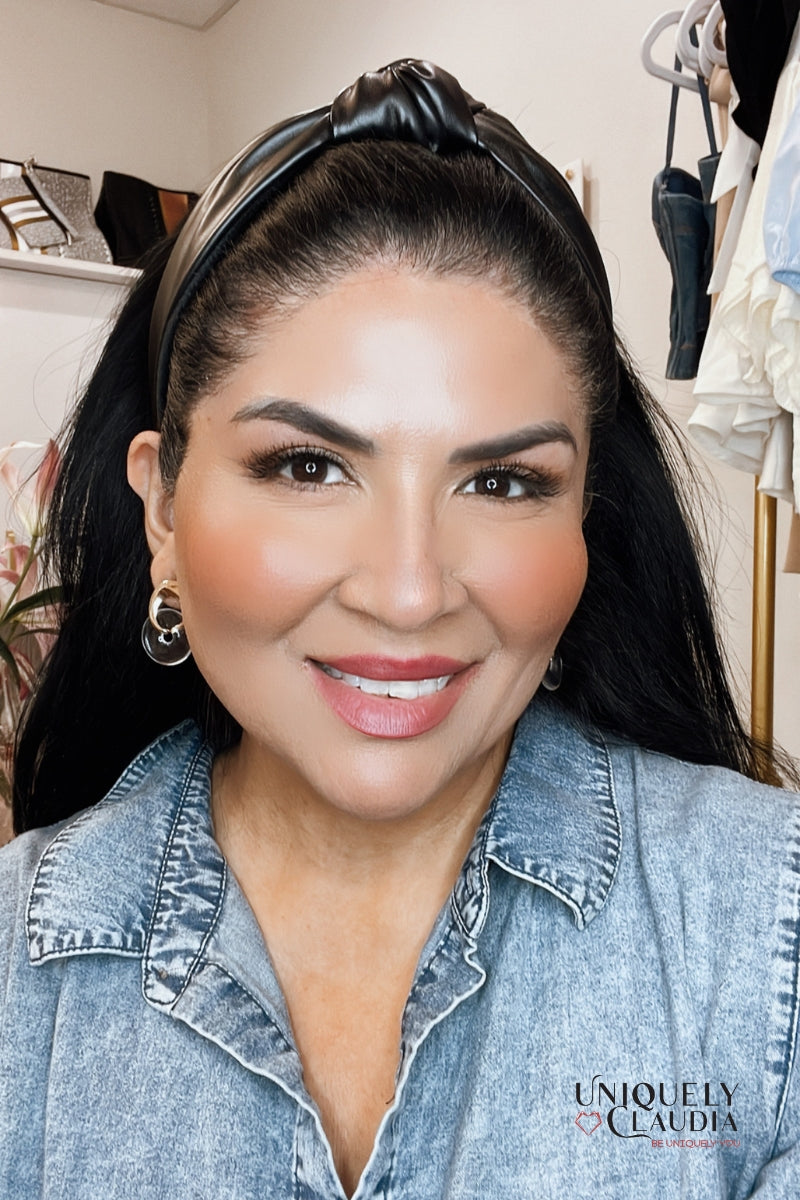 Twisted Vegan Leather Headband | Uniquely Claudia Boutique