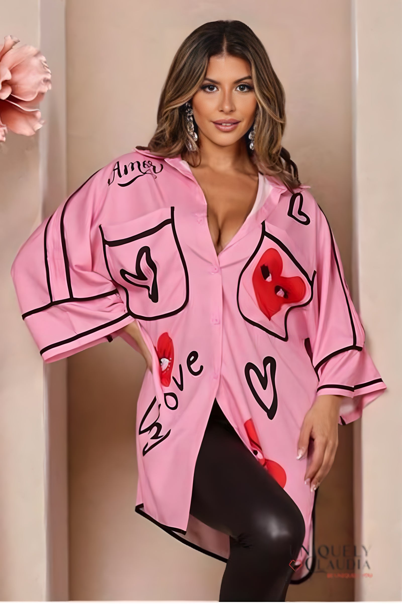 Love Letter Button Down Dress - Uniquely Claudia Boutique