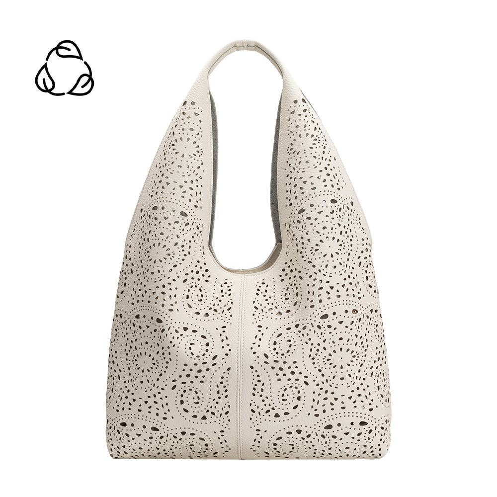 MELIE BIANCO: Farrow Ivory Recycled Vegan Tote Bag | Uniquely Claudia Boutique