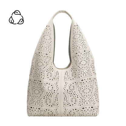 MELIE BIANCO: Farrow Ivory Recycled Vegan Tote Bag | Uniquely Claudia Boutique