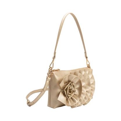 Florence Gold Recycled Vegan Shoulder Bag - Uniquely Claudia Boutique