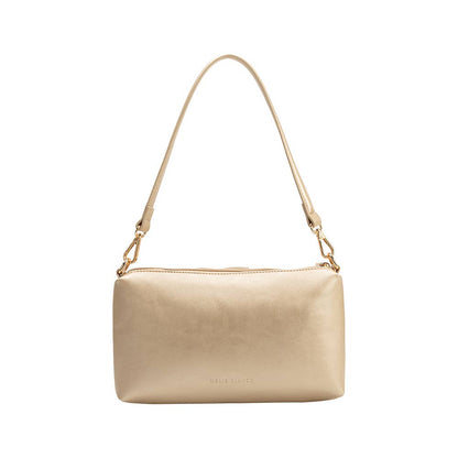 Florence Gold Recycled Vegan Shoulder Bag - Uniquely Claudia Boutique