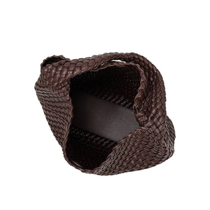 MELIE BIANCO: Johanna Espresso Recycled Vegan Shoulder Bag