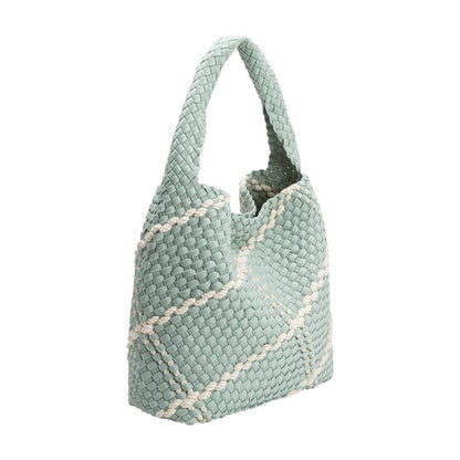 Johanna Seafoam Nylon Shoulder Bag - Uniquely Claudia Boutique