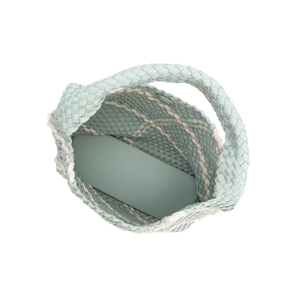 Johanna Seafoam Nylon Shoulder Bag - Uniquely Claudia Boutique