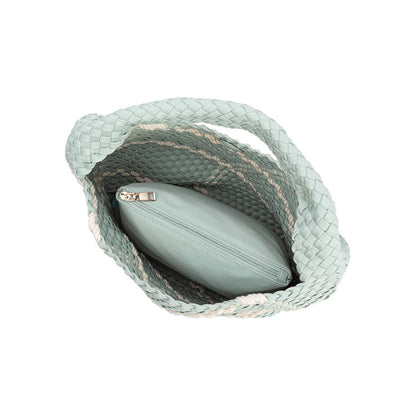 Johanna Seafoam Nylon Shoulder Bag - Uniquely Claudia Boutique