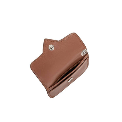MELIE BIANCO: Lovell Saddle Vegan Leather Card Holder