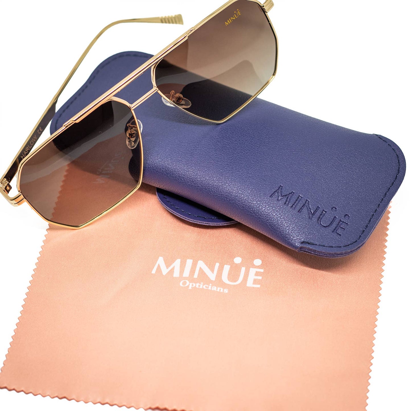 HARLOW GOLD BROWN. Sunglasses - Uniquely Claudia Boutique