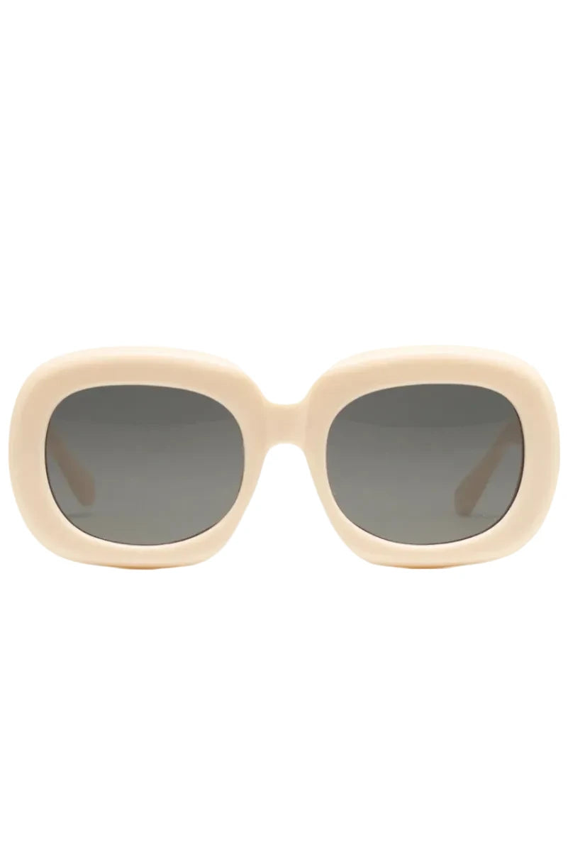 MINUE: Loren Cream Sunglasses