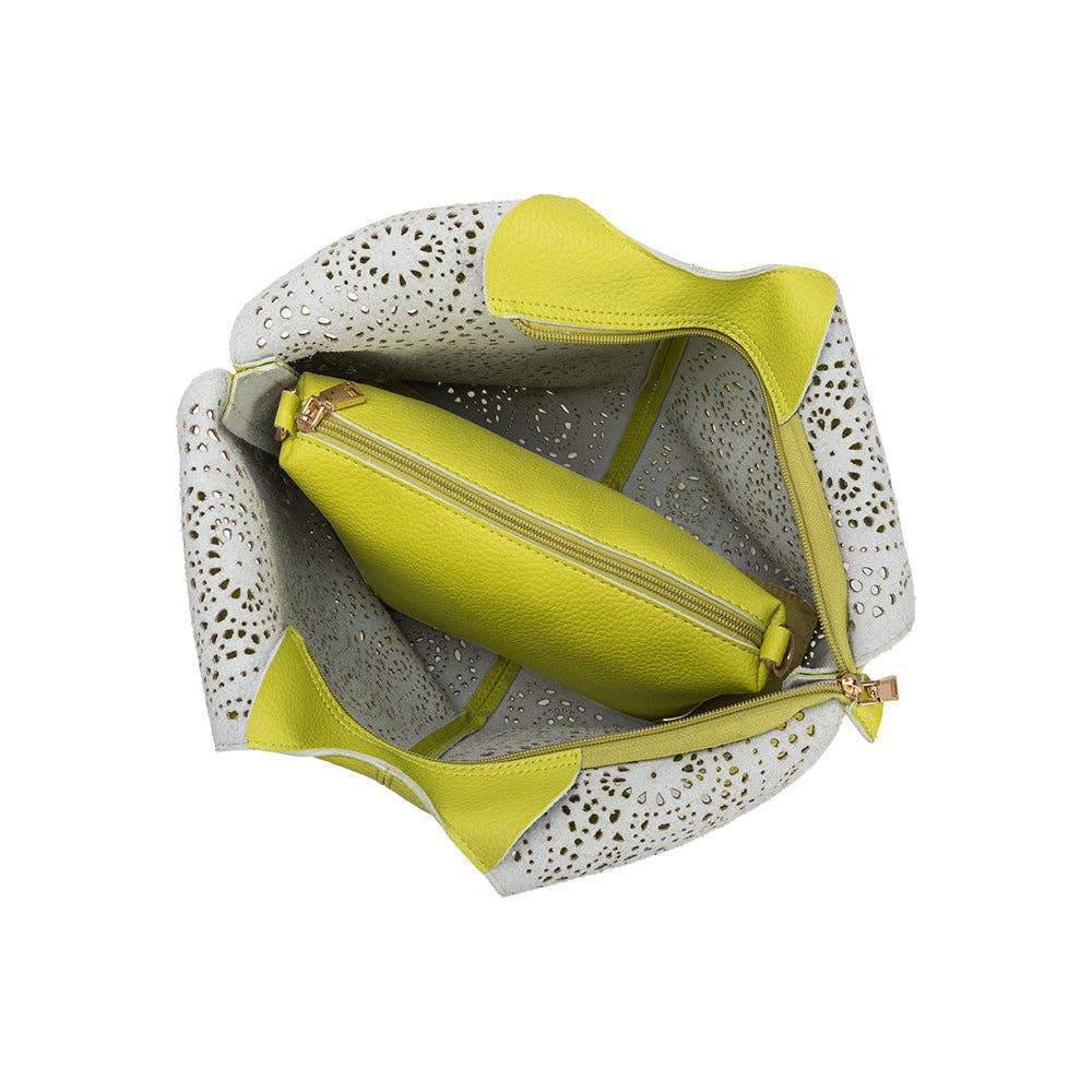 Melie Blanco: Farrow Pistachio Recycled Vegan Tote Bag | Uniquely Claudia Boutique